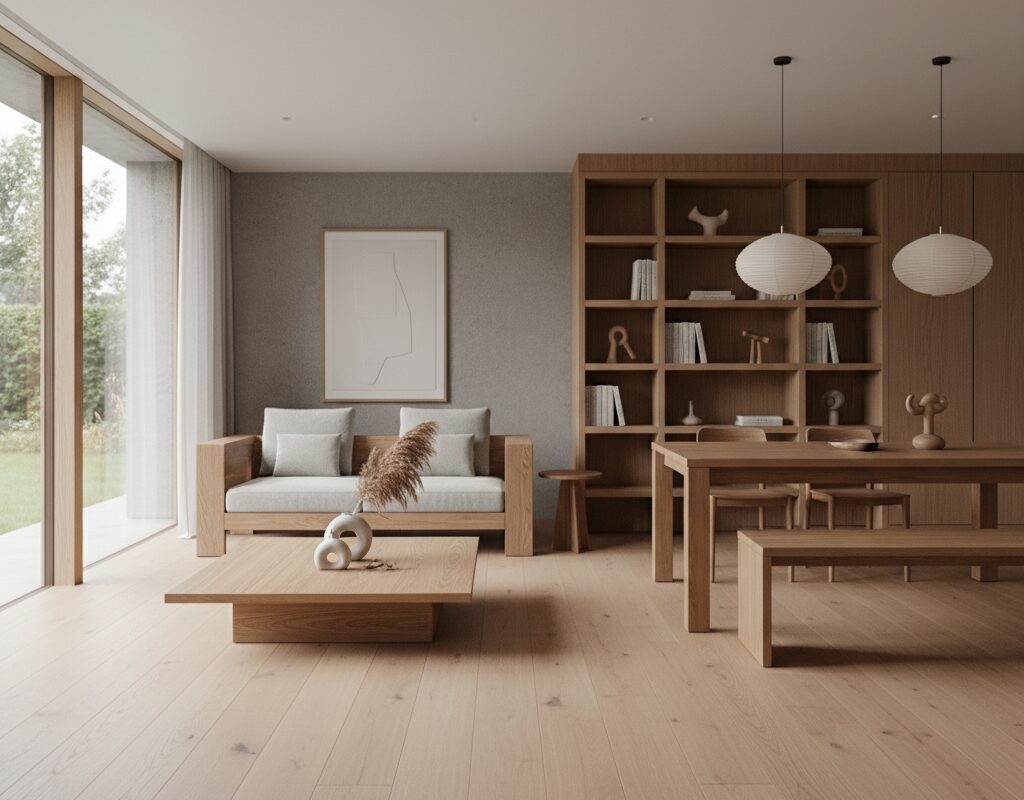 Bí Quyết Phối Nội Thất Gỗ Theo Phong Cách Tối Giản Mà Vẫn Sang Trọng