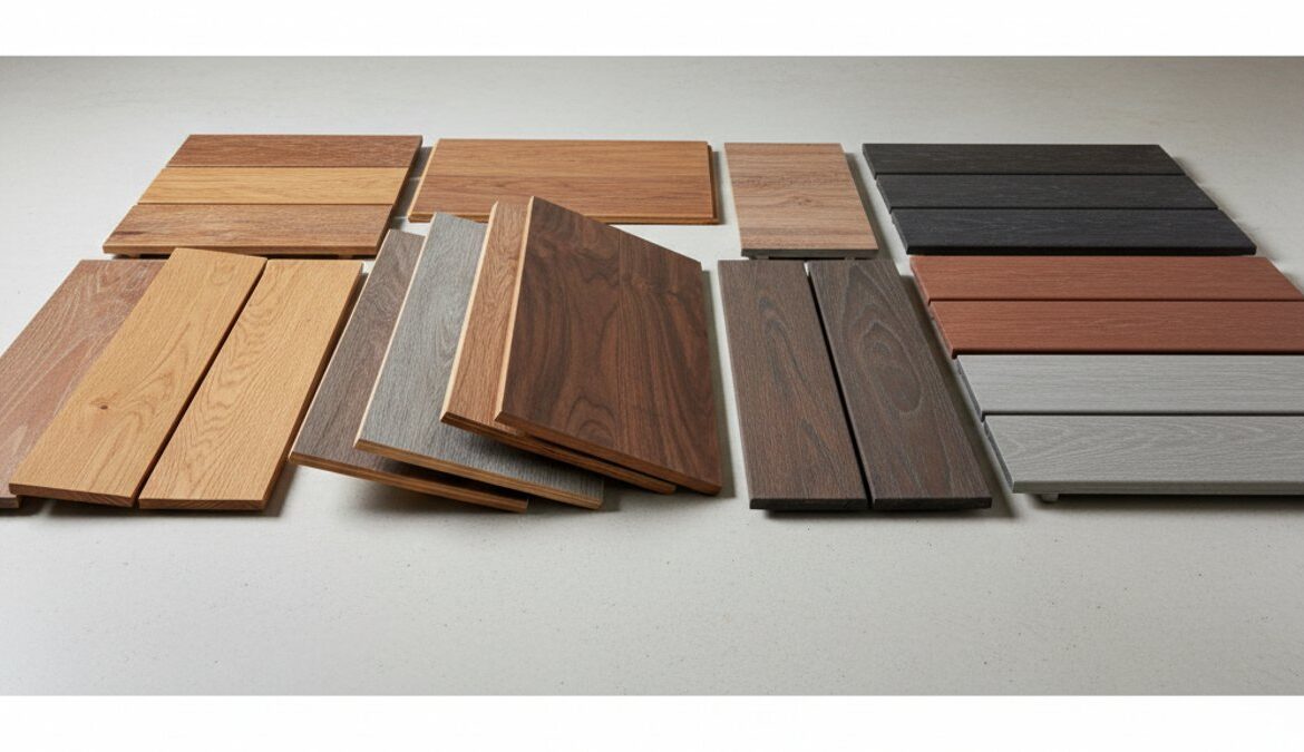 Mẫu gỗ tự nhiên, gỗ công nghiệp và gỗ nhựa chất lượng cao