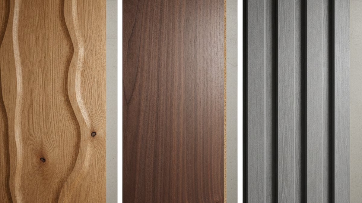 So sánh gỗ ốp tường tự nhiên, công nghiệp, gỗ nhựa WPC