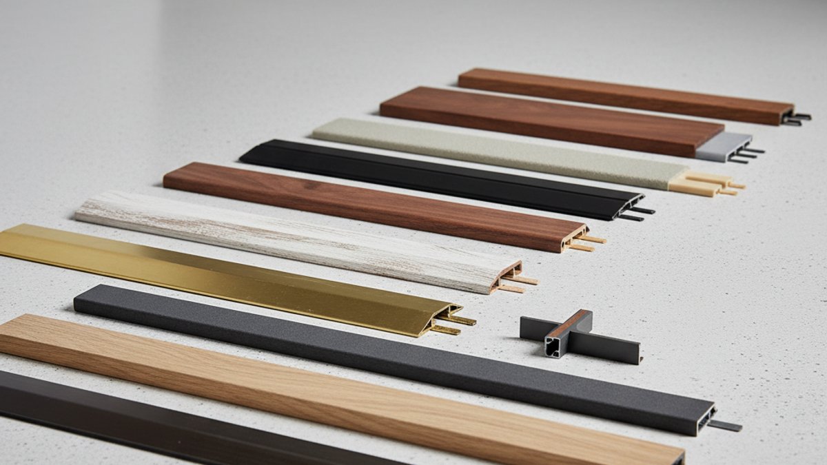 Mẫu nẹp sàn gỗ, nẹp chữ T, nẹp cầu thang, nẹp kết thúc