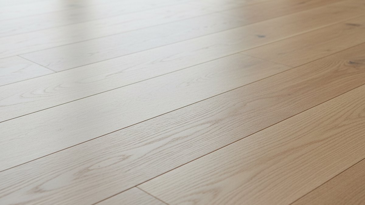 Sàn gỗ được lắp đặt hoàn hảo