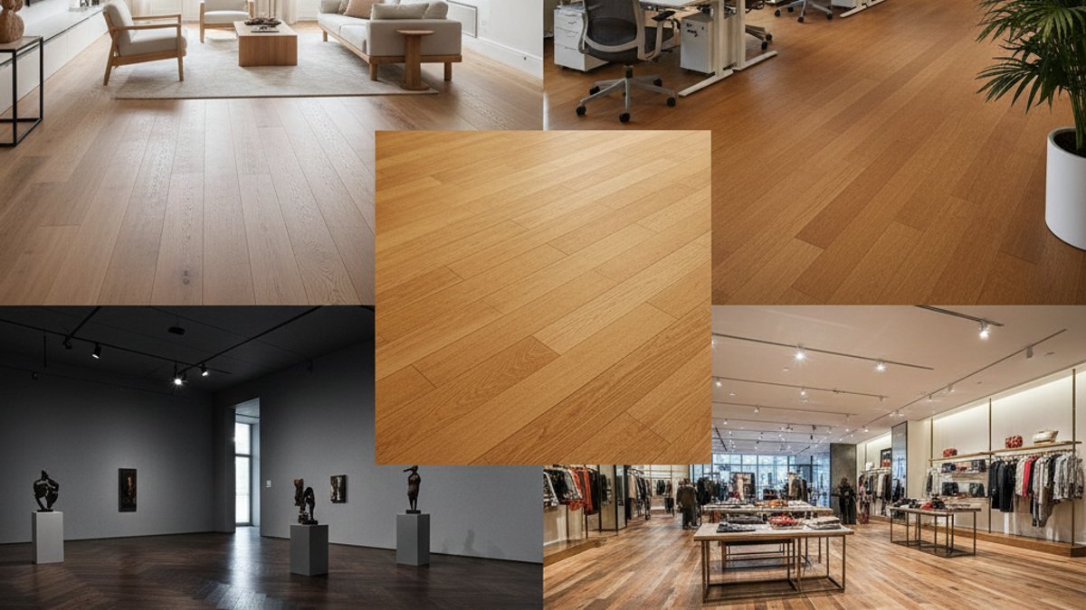 Hình ảnh các dự án sàn gỗ đa dạng đã hoàn thành