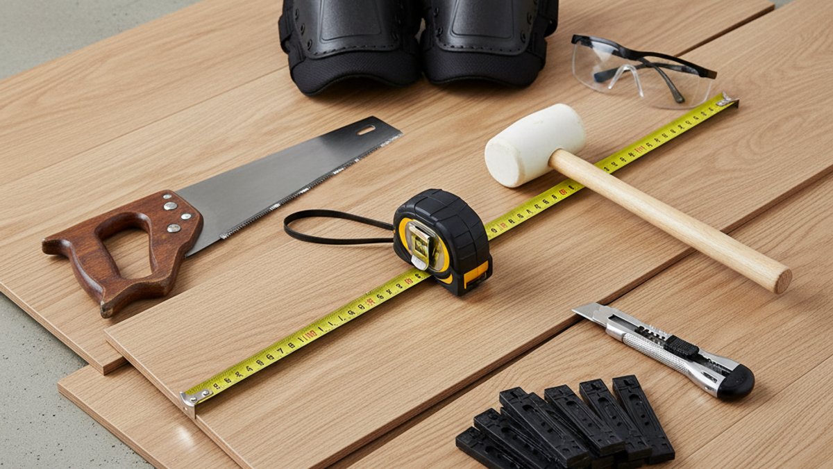 Các dụng cụ lắp sàn gỗ cần thiết