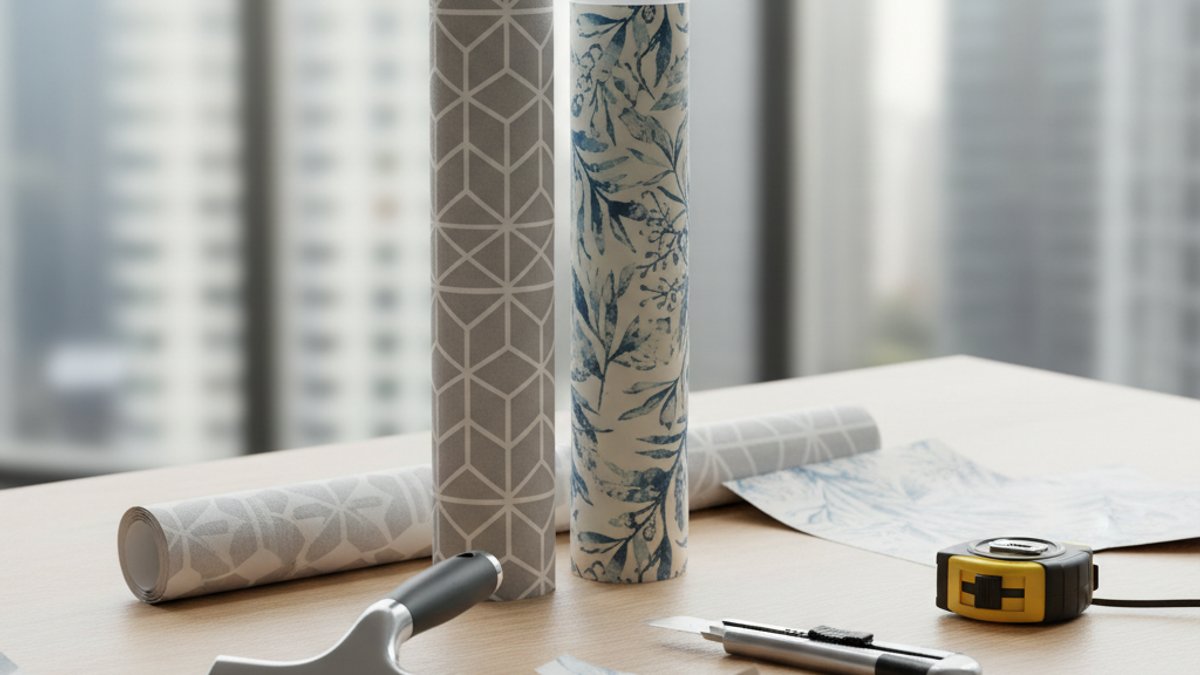 Dụng cụ cần thiết để thi công giấy dán tường