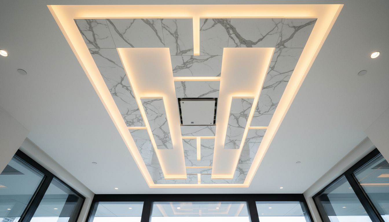 Giải Pháp Che Ống Đồng Điều Hòa, Hộp Kỹ Thuật Tinh Tế Bằng Tấm Ốp, Lam Sóng - Minh họa 3