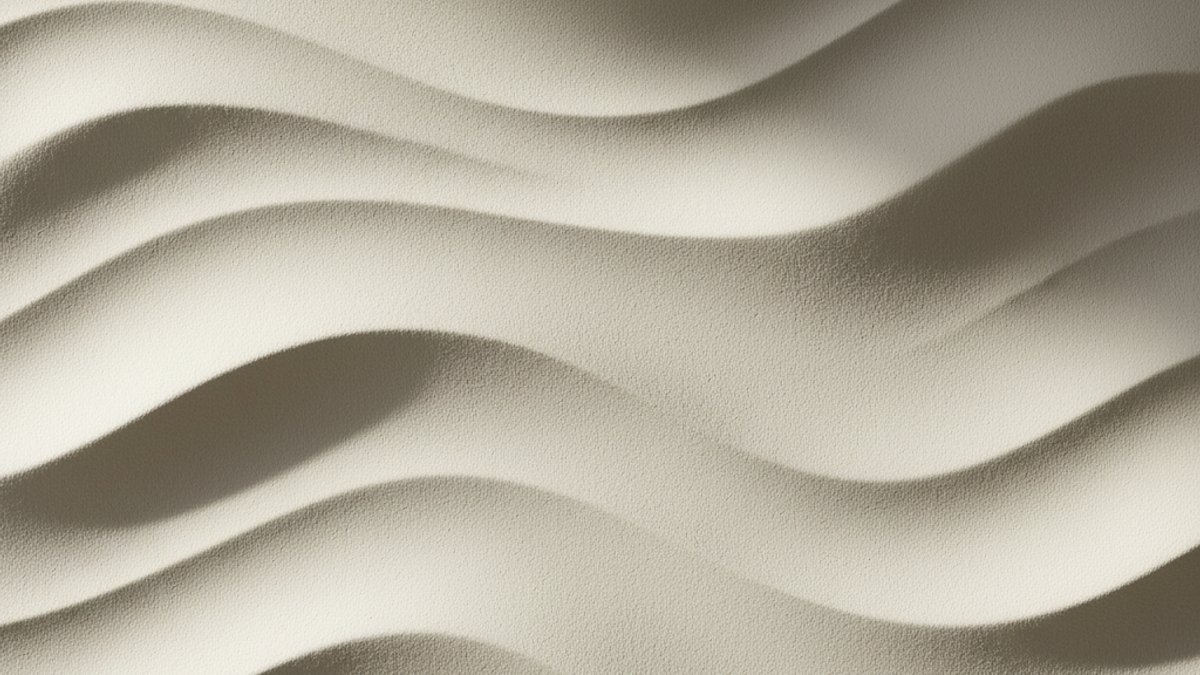 Giấy dán tường 3D với họa tiết sóng lượn tạo hiệu ứng thị giác mạnh