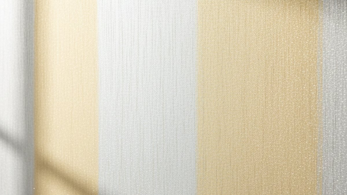 Hiệu ứng ánh bạc trên giấy dán tường tạo vẻ sang trọng hiện đại