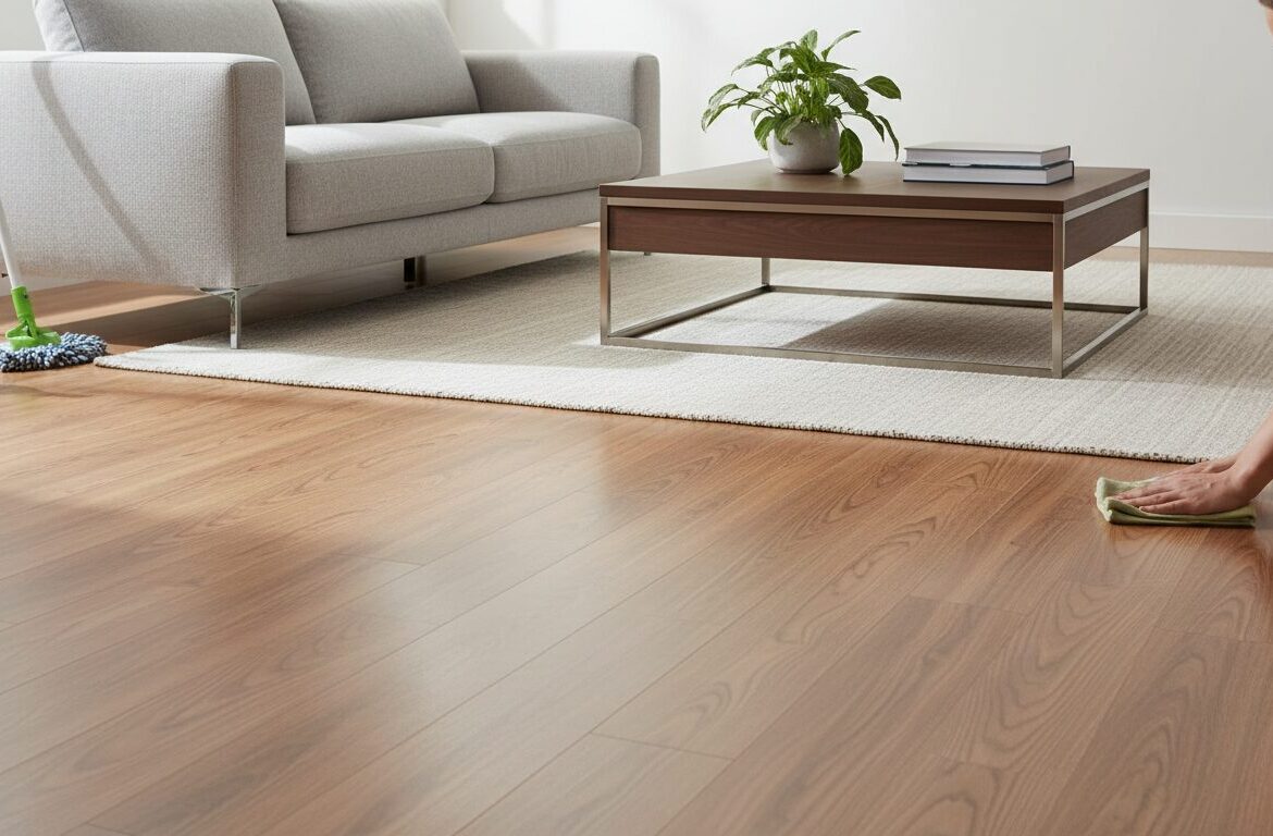 Hướng Dẫn Chăm Sóc Sàn Gỗ Công Nghiệp Luôn Bền Đẹp Như Mới