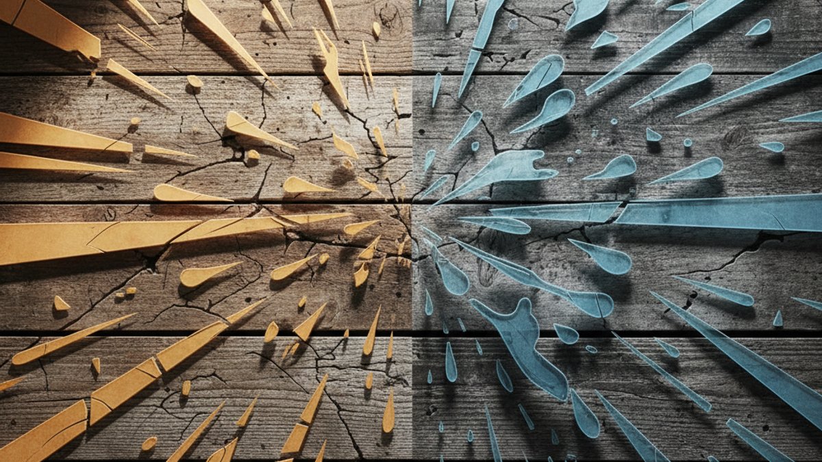 Tác động của nắng và mưa lên gỗ