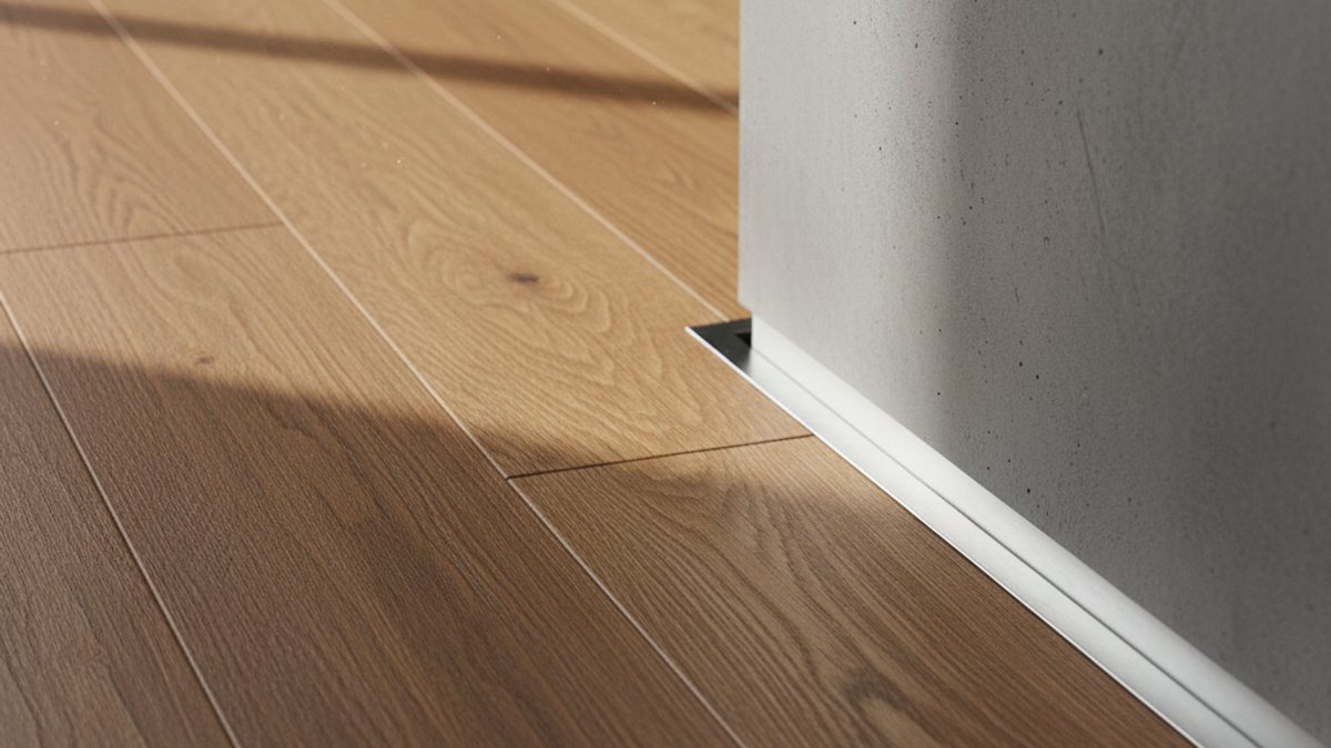 Chi tiết phào chỉ kết thúc sàn gỗ