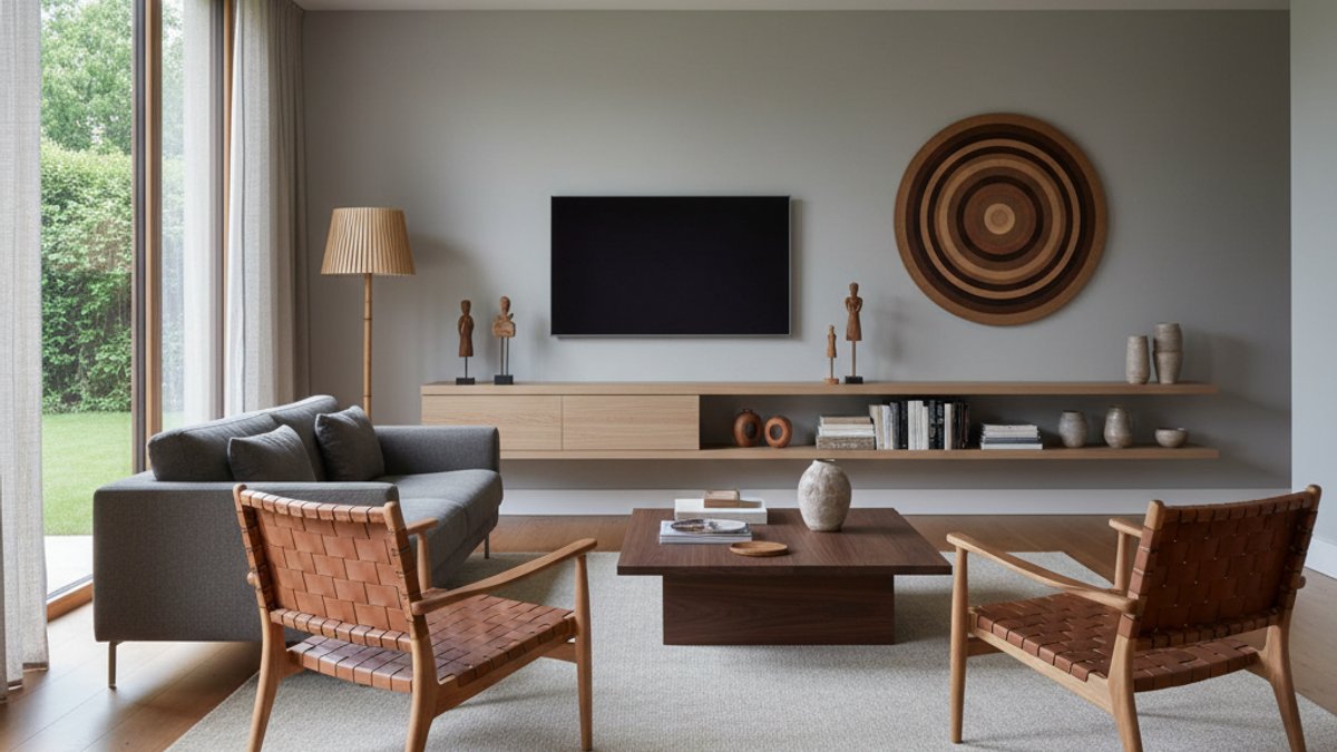 Cách phối hợp gỗ trong nội thất