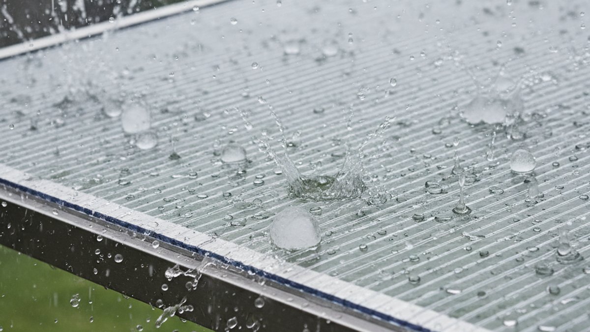 Tấm polycarbonate chống chịu mưa đá, thời tiết xấu