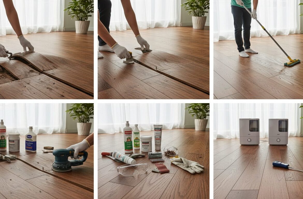 Sàn Gỗ Bị Phồng Rộp, Mối Mọt? Đây Là Cách 'Cấp Cứu' Nhanh Chóng và Hiệu Quả