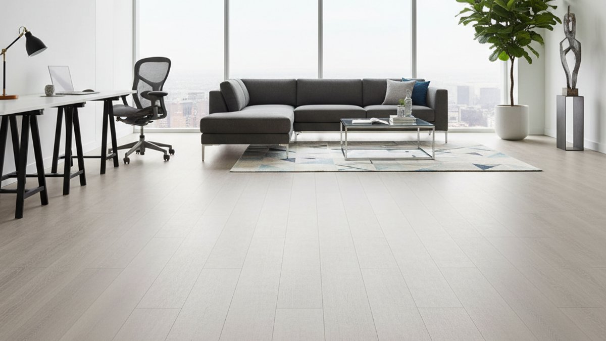 Sàn gỗ công nghiệp bền đẹp trong văn phòng