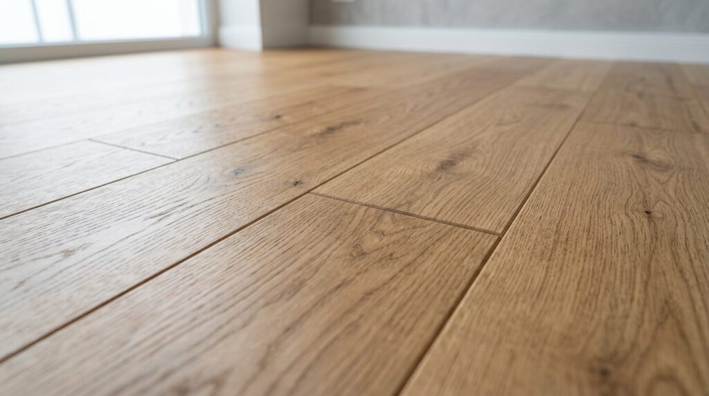 Cận cảnh bề mặt vân gỗ tự nhiên sắc nét của Sàn Gỗ Dream Floor