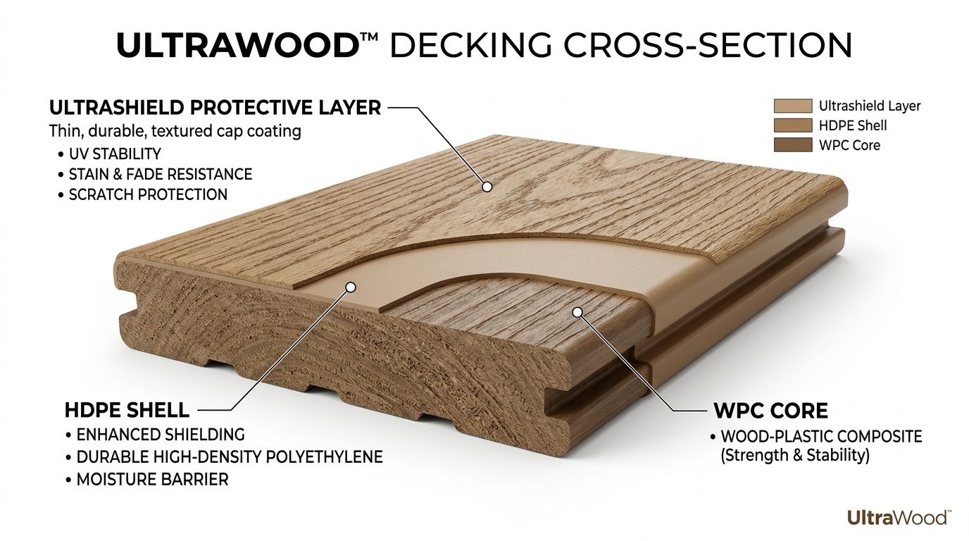 Cấu tạo sàn gỗ UltraWood Ultrashield