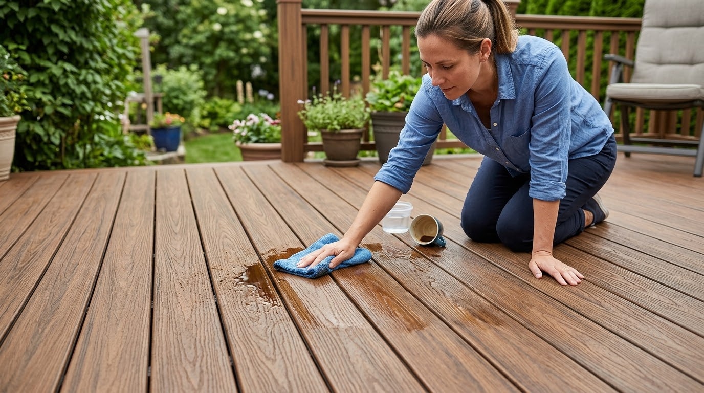 Bề mặt sàn gỗ UltraWood chống bám bẩn