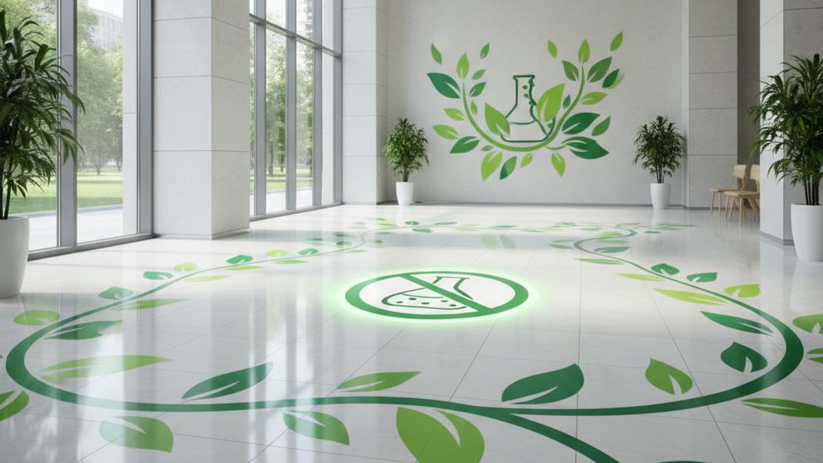 Hình ảnh biểu tượng sàn nhà không chứa hóa chất độc hại