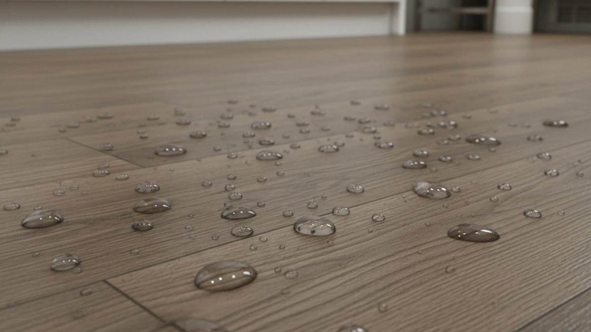 Cận cảnh sàn nhựa giả gỗ SPC chống nước