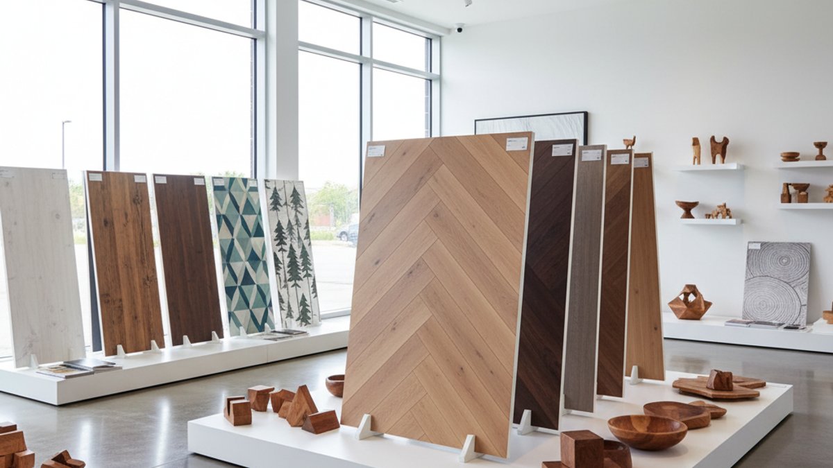 Showroom Vua Gỗ, sàn gỗ, giấy dán tường, phụ kiện