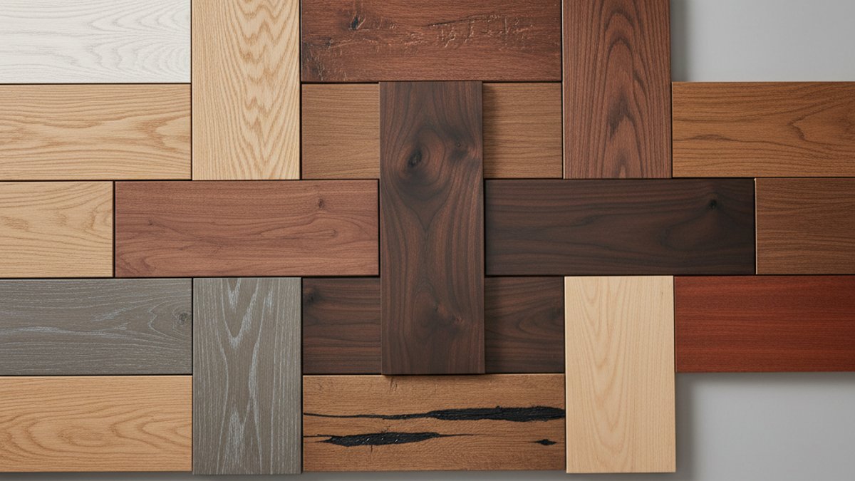 Cận cảnh vân gỗ sàn tự nhiên công nghiệp